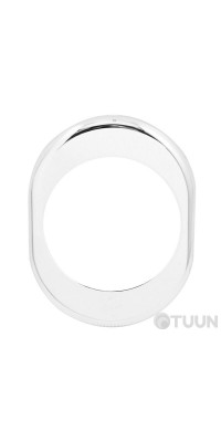 Securemme 4320KСL Декоративная накладка для броненакладки овальная хром