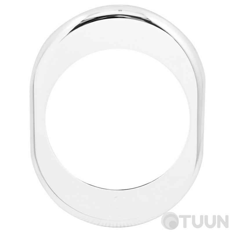 Securemme 4320KСL Декоративная накладка для броненакладки овальная хром