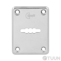 Decorative cover Comit 01 for a key, chrome