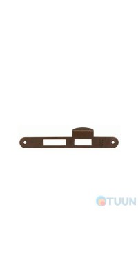 AGB Art. B010003502 matching bar for lock bronze with semicircle recess 13mm diameter DX