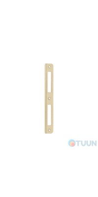 AGB Art. B100701503 matching bar for lock 72mm brass without reflection with angle 8mm
