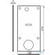 Mottura Art. 94055 Марганцева пластина 139х276х2mm SX (для замку 54.797,54.587)