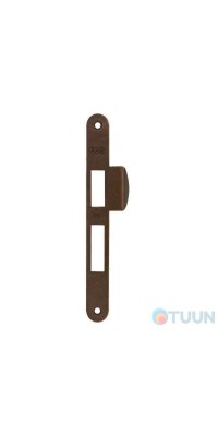 AGB Art. B010003602 matching bar for lock bronze with semicircle recess 13mm left SX
