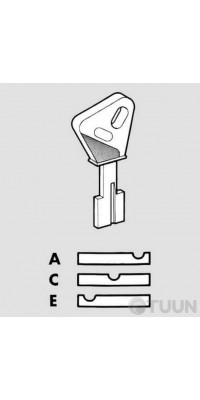 Mottura Art. 92105E00C Key blanks for push cylinder