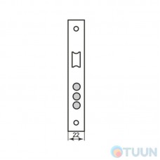Планка в ответ к замку Protect 945-3RB CP 3-риг хром