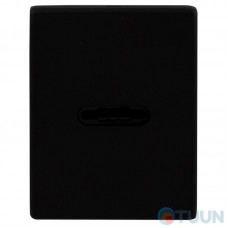 Декоративная накладка Protect под сувальдный ключ 60X80mm Black черная