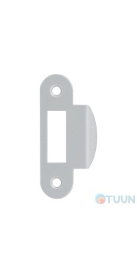 AGB Art. B010001341 Matching bar to the mechanism, satin chrome, with semicircular bumper 8mm