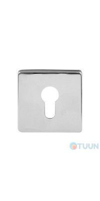 Corresponding part to square armored cover for cylinder Protect CP chrome