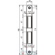 AGB Art. B010000103 ответная планка к замку латунь без отб