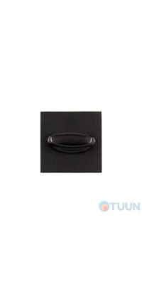 Square turnbuckle for latch 52*52mm matte black