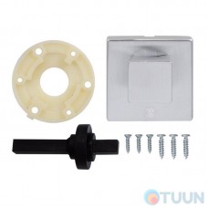 Securemme Kit 5035KCS Roma Комплект поворотник к задвижке квадратный мат хром