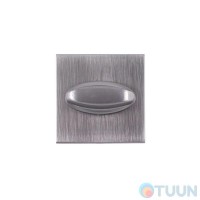 Square turnbuckle for latch 52*52mm matte chrome