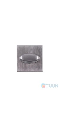 Square turnbuckle for latch 52*52mm matte chrome