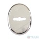 Mottura Art. 95324СR0C1 Cover for a lock with a chrome tab