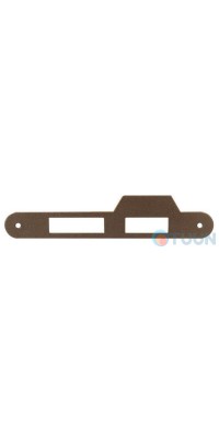 AGB Art. B010002122 Matching bar for the lock ant bronze with a flat recess 13mm