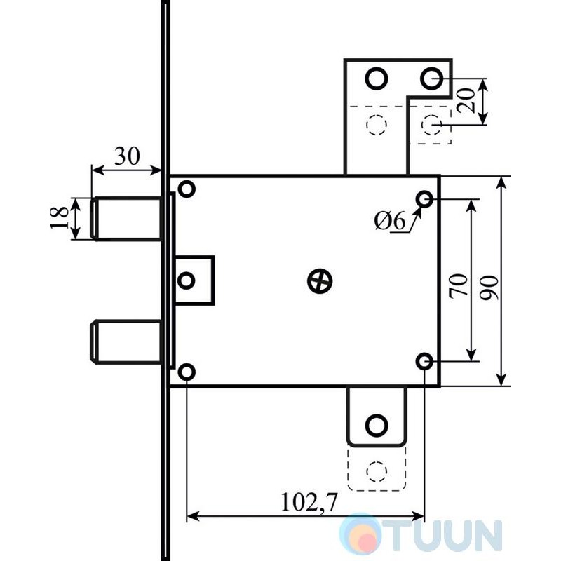 Девиатор Securemme 5653DCR0353X15 прав