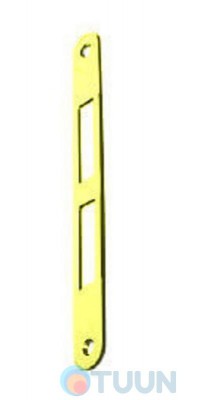 Matching bar for the lock, brass, without reflection.