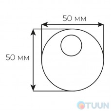 Securemme 4150XF5 Декоративный колпачок под цилиндрическую броненакладку 50x15.5mm черный
