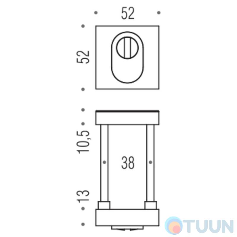 Armor plate Colombo SR93 WP chrome