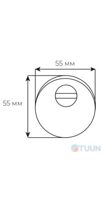 Armor plate Protect 20mm CP chrome