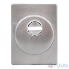 Броненакладка Protect 25mm с декоративной накладкой 60X80 мм WSC хром матовый брошенный