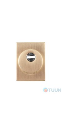 Броненакладка Protect 25mm с декоративной накладкой 60X80 мм SG мат золото