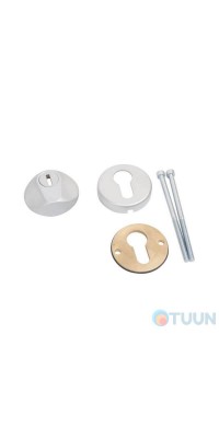 AGB Art. C948501232 Armor plate Tenax matt chrome 12mm