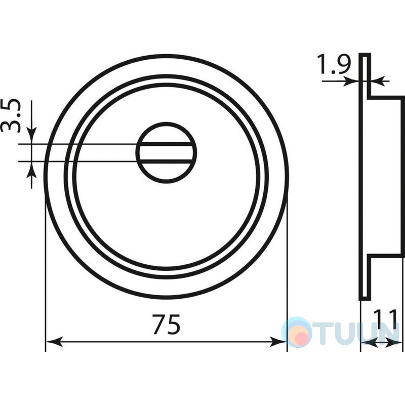Броненакладка Protect ROUND
