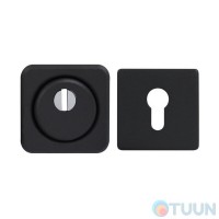 Броненакладка Protect 18mm c кільцем квадратна BLACK чорний