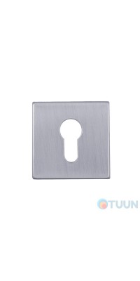 Декоративная накладка Protect 60*60 mm под цилиндр хром матовый