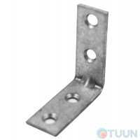 Corner furniture with equal shelves, reinforced 40x40x15x2.0