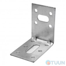 Reinforced equal-shelf corner 60x60x40x2.0