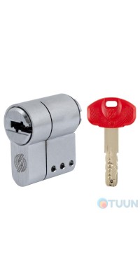 Securemme 371BUCS27XX115 K75 Пів тіла циліндра 5кл + 1монтажний ключ мат.хром