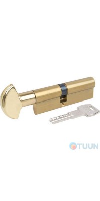 AGB Art. C520012535 Cylinder Scudo 5000 70mm brass flat / handle