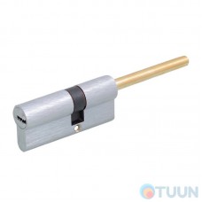 цилиндр Securemme 3200QCS30301X5 К2 30/30 мм 5кл +1 монтажный ключ, со штоком, матовый хром