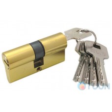Cylinder "ВRUNO" 30/30mm Z hole 60mm 5 cl brass