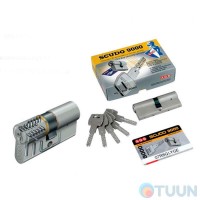 AGB Art. C920104545 Циліндр Scudo 9000 100mm пол.латунь