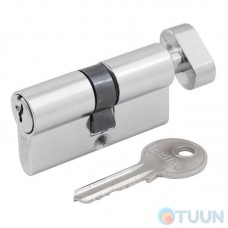 Cylinder "Bruno" 30/30mm Z ingl. 60mm 3 cl. rotat. chrome