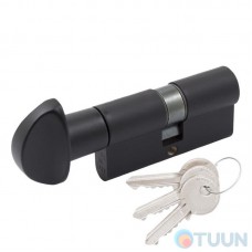 Cortellezzi Primo 117F cylinder 35x35 key/turn. black