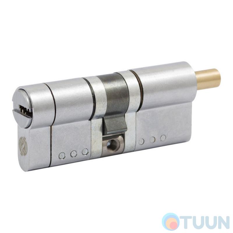 Цилиндр Securemme 3220PCS35351X5 К22 35/35 мм 5кл +1 монтажный ключ/ручка мат.хром