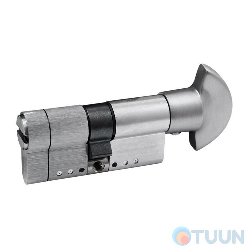 Цилиндр Securemme 3220PCS35351X5 К22 35/35 мм 5кл +1 монтажный ключ/ручка мат.хром