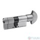 Цилиндр Securemme 3220PCS35351X5 К22 35/35 мм 5кл +1 монтажный ключ/ручка мат.хром