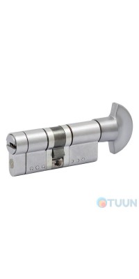 Цилиндр Securemme 3220PCS35351X5 К22 35/35 мм 5кл +1 монтажный ключ/ручка мат.хром