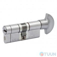 Цилиндр Securemme 3220PCS35351X5 К22 35/35 мм 5кл +1 монтажный ключ/ручка мат.хром
