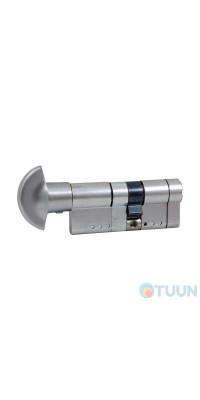 Цилиндр Securemme 361PCS5040115 K64 50/40 мм 5кл +1 монтажный ключ/ручка мат.хром