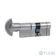 Цилиндр Securemme 361PCS5040115 K64 50/40 мм 5кл +1 монтажный ключ/ручка мат.хром
