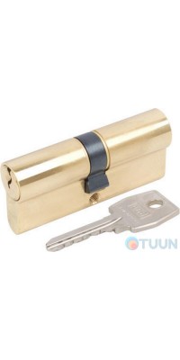 AGB Art. C603103030 Cylinder English 70mm half brass (C600013030)