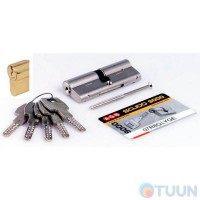 AGB Art. C900104050 Cylinder Scudo 9000 100mm polished brass