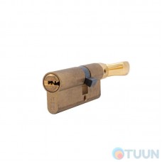 Cylinder Iseo 885930457.85 brass flat / handle with anti-drilling