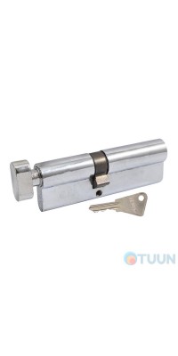 Cylinder "ВRUNO" 40/50mm Z hole 90mm 5 cl rotatable chrome